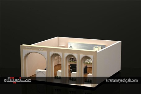 گزارش تصویری مراحل آماده سازی غرفه های نهمین نمایشگاه گردشگری تهران