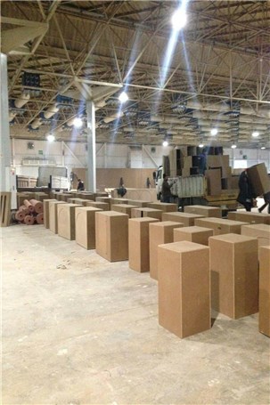 گزارش تصویری مراحل آماده سازی غرفه های نهمین نمایشگاه گردشگری تهران