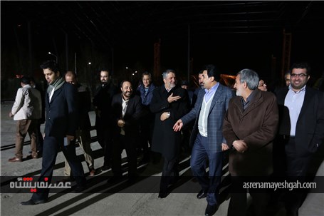 گزارش تصویری بازدید شهردار مشهد از روند احداث سالن نمایشگاهی خلیج فارس