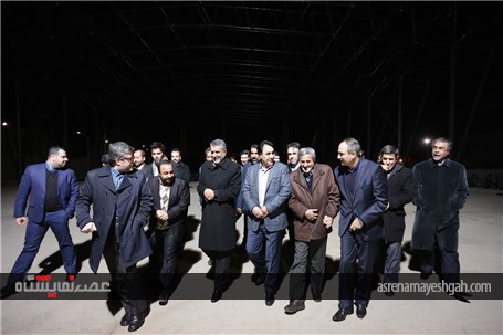 گزارش تصویری بازدید شهردار مشهد از روند احداث سالن نمایشگاهی خلیج فارس