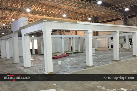 گزارش تصویری آماده سازی روز سوم نمایشگاه طلا و جواهر