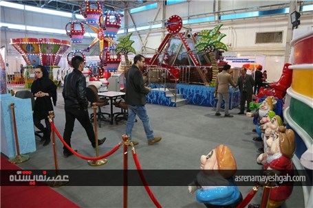 گزارش تصویری افتتاح پنجمین نمایشگاه شهربازی و پارکها