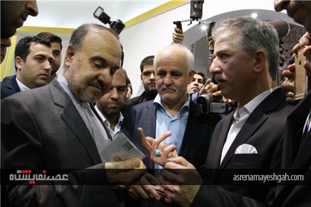 گزارش تصویری از افتتاح هشتمین نمایشگاه بین المللی طلا،نقره،جواهر،ساعت و صنایع وابسته