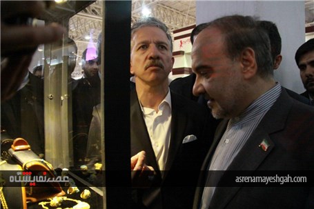 گزارش تصویری از افتتاح هشتمین نمایشگاه بین المللی طلا،نقره،جواهر،ساعت و صنایع وابسته
