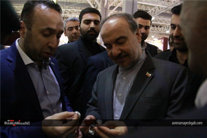 گزارش تصویری از افتتاح هشتمین نمایشگاه بین المللی طلا،نقره،جواهر،ساعت و صنایع وابسته
