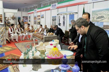 گزارش تصویری بازدید سفیر ایران از غرفه خوزستان در نمایشگاه گردشگری صربستان