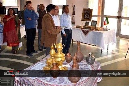 گزارش تصویری نمایشگاه آثار هنرمندان ایرانی در دهلی نو