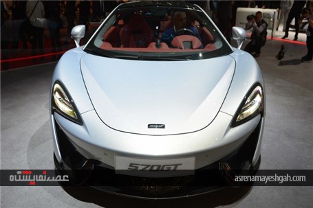 گزارش تصویری معرفی مک‌ لارن 570GT 2017 در نمایشگاه ژنو 2016