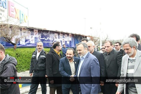 بازدید استاندار خراسان از محل اسکان زائران در نمایشگاه بین المللی مشهد