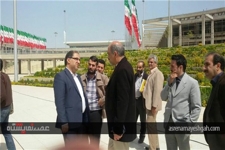 گزارش تصویری بازدید میدانی مدیران ارشد نمایشگاه کتاب و شهرداری از شهر آفتاب