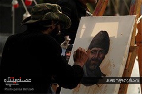 گزارش تصویری نمایشگاه میدانی هنرهای انقلاب اسلامی در اراک