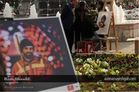 گزارش تصویری نمایشگاه میدانی هنرهای انقلاب اسلامی در اراک