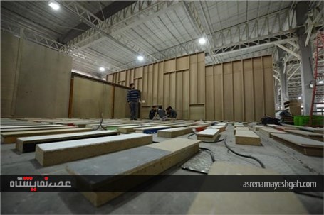 گزارش تصویری از غرفه سازی نمایشگاه ایران پلاست