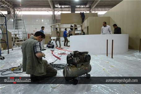 گزارش تصویری از غرفه سازی نمایشگاه ایران پلاست