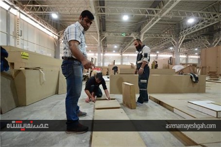 گزارش تصویری از غرفه سازی نمایشگاه ایران پلاست