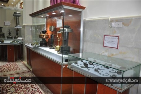 نمایشگاه عتیقه جات و آثار تاریخی حرم علوی افتتاح شد