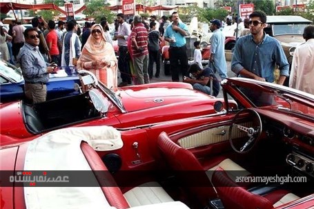 نمایشگاه خودروهای کلاسیک در بزرگترین شهر پاکستان از دریچه دوربین