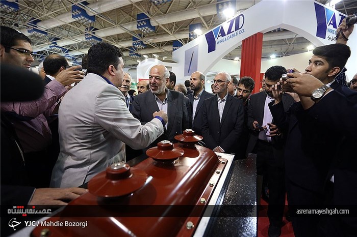 گزارش تصویری بازدید وزیر نیرو از پانزدهمین نمایشگاه بین المللی صنعت برق