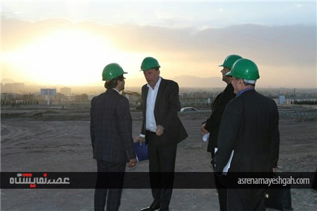 گزارش تصویری دیدار مدیر شرکت نمایشگاهی comexposium فرانسه از مرکز جدید نمایشگاه های بین المللی اصفها