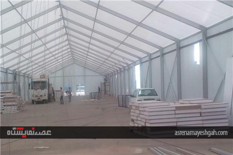 گزارش تصویری آماده سازی نمایشگاه بین المللی شهرآفتاب تهران