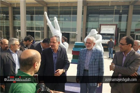 بازدید مسجد جامعی از آماده سازی نمایشگاه کتاب