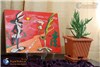 گزارش تصویری افتتاح نمایشگاه هنرهای تجسمی در نکا