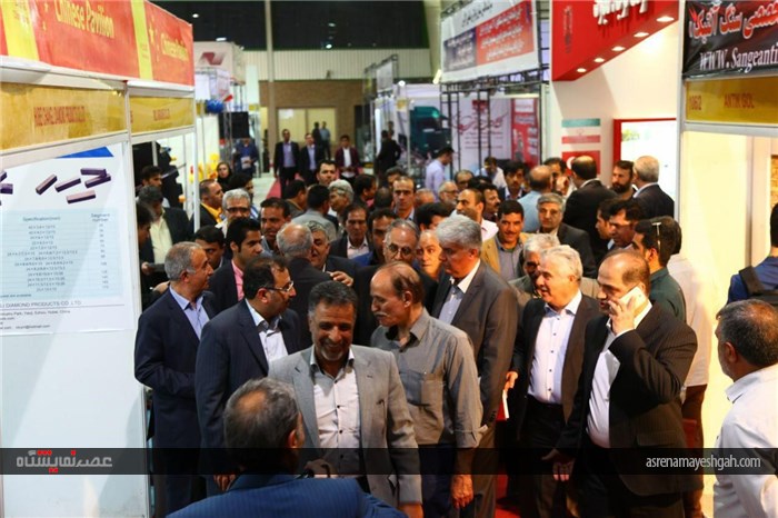 گزارش تصویری افتتاح نمایشگاه بین‌المللی سنگ، معدن و صنایع وابسته با حضور گسترده مسوولان