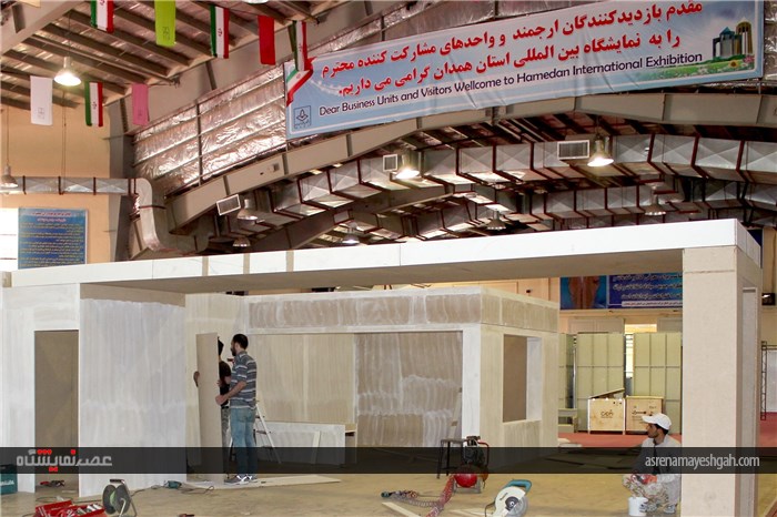 گزارش تصویری آماده و غرفه سازی نخستین نمایشگاه بین المللی تخصصی آسانسور، پله برقی، صنایع و تجهیزات