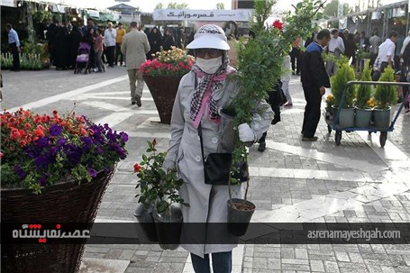 تصاویری از پانزدهمین نمایشگاه بین‌المللی گل و گیاه مشهد
