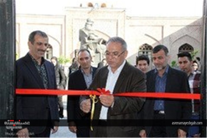 گزارش تصویری نمایشگاه آثار هنری اسلامی دانشجویان دانشگاه محقق اردبیلی