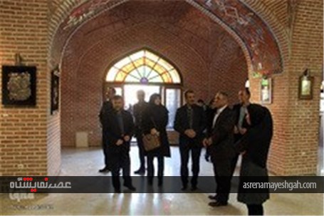 گزارش تصویری نمایشگاه آثار هنری اسلامی دانشجویان دانشگاه محقق اردبیلی