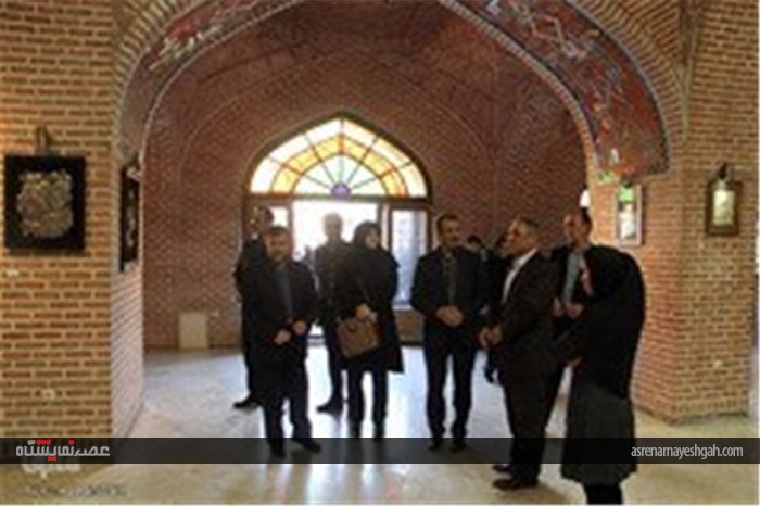 گزارش تصویری نمایشگاه آثار هنری اسلامی دانشجویان دانشگاه محقق اردبیلی