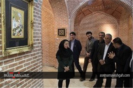 گزارش تصویری نمایشگاه آثار هنری اسلامی دانشجویان دانشگاه محقق اردبیلی