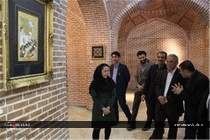 گزارش تصویری نمایشگاه آثار هنری اسلامی دانشجویان دانشگاه محقق اردبیلی