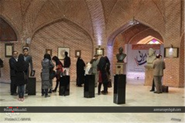 گزارش تصویری نمایشگاه آثار هنری اسلامی دانشجویان دانشگاه محقق اردبیلی