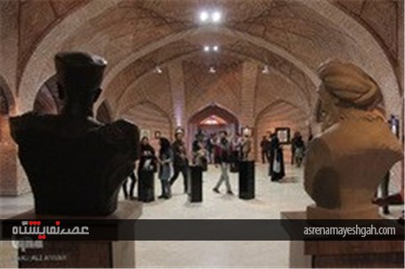 گزارش تصویری نمایشگاه آثار هنری اسلامی دانشجویان دانشگاه محقق اردبیلی
