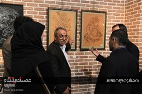 گزارش تصویری نمایشگاه آثار هنری اسلامی دانشجویان دانشگاه محقق اردبیلی