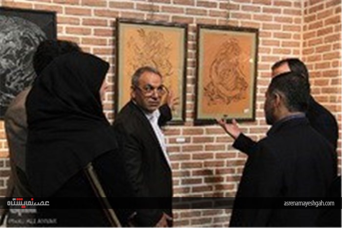گزارش تصویری نمایشگاه آثار هنری اسلامی دانشجویان دانشگاه محقق اردبیلی