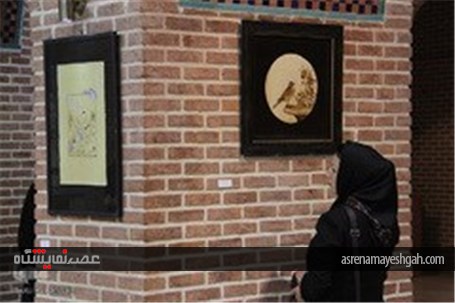 گزارش تصویری نمایشگاه آثار هنری اسلامی دانشجویان دانشگاه محقق اردبیلی