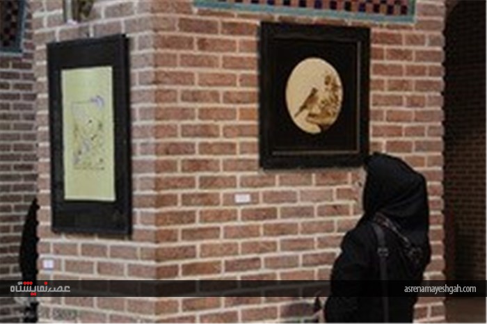 گزارش تصویری نمایشگاه آثار هنری اسلامی دانشجویان دانشگاه محقق اردبیلی