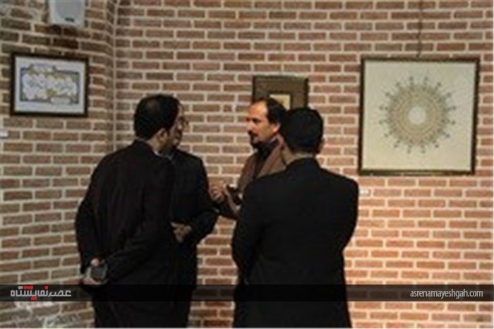 گزارش تصویری نمایشگاه آثار هنری اسلامی دانشجویان دانشگاه محقق اردبیلی