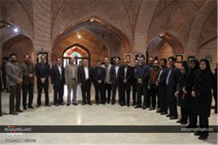 گزارش تصویری نمایشگاه آثار هنری اسلامی دانشجویان دانشگاه محقق اردبیلی
