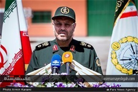 گزارش تصویری بازدید وزیر دفاع از نمایشگاه دستاوردهای پدافند هوایی قرارگاه خاتم