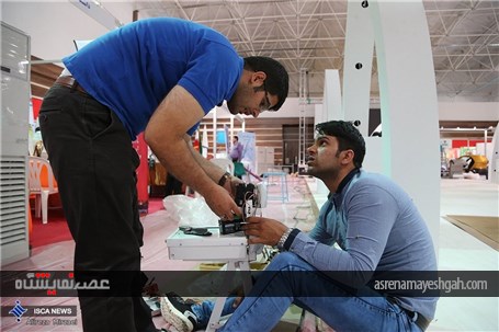 گزارش تصویری مراحل آماده سازی نمایشگاه پژوهش و فناوری دانشگاه آزاد اسلامی