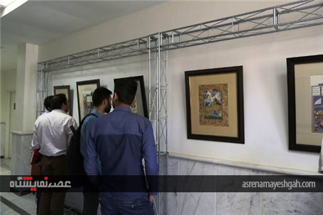 گزارش تصویری برگزاری نخستین نمایشگاه مینیاتور و تذهیب در دماوند