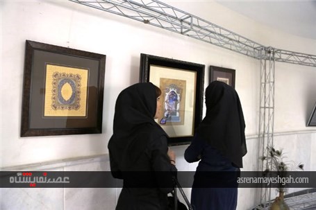 گزارش تصویری برگزاری نخستین نمایشگاه مینیاتور و تذهیب در دماوند