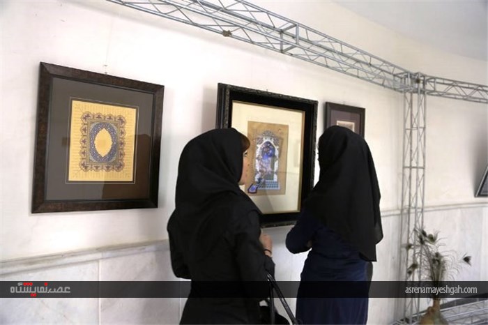 گزارش تصویری برگزاری نخستین نمایشگاه مینیاتور و تذهیب در دماوند