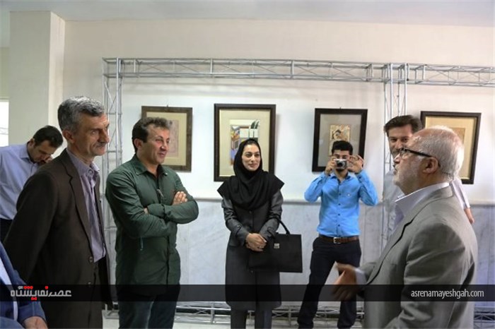 گزارش تصویری برگزاری نخستین نمایشگاه مینیاتور و تذهیب در دماوند
