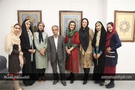 گزارش تصویری نمایشگاه تذهیب ونگارگری گروه &#39; جادوی نقش&#39;