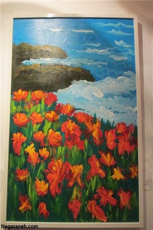 گزارش تصویری نمایشگاه نقاشی کودکان مبتلا به اتیسم و کم توان ذهنی در کرج